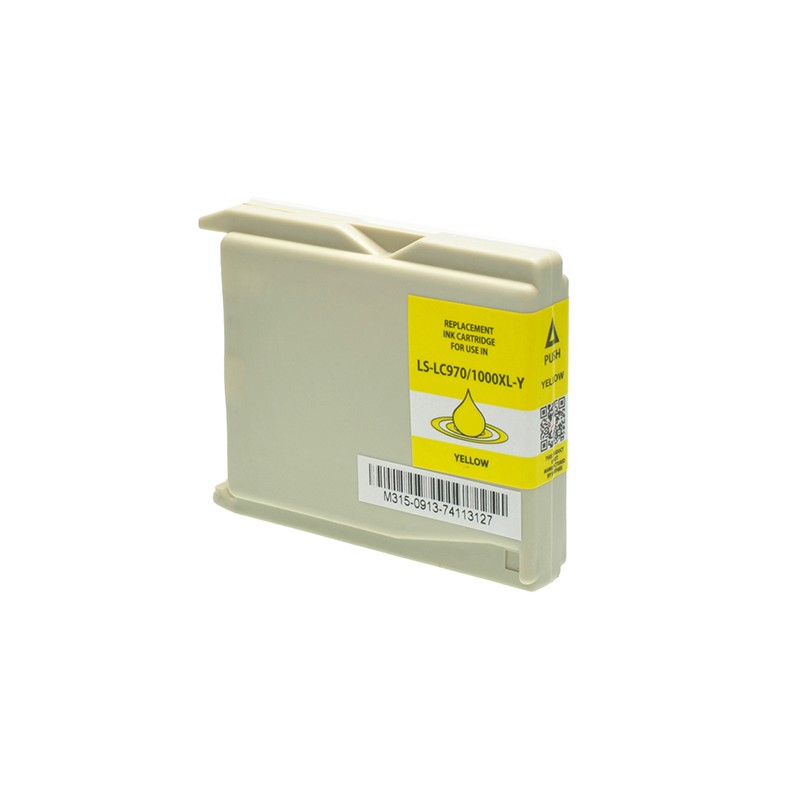 CARTUCCIA COMPATIBILE BROTHER GIALLO SERIE LC-1000