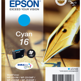 CARTUCCIA ORIGINALE CIANO PER EPSON WORKFORCE T1622