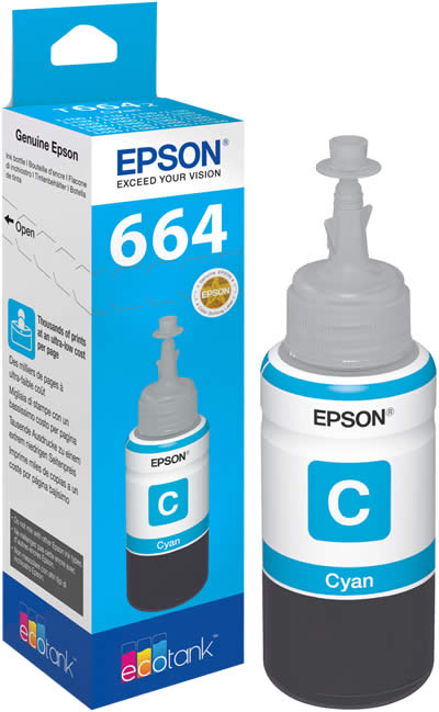 INCHIOSTRO ORIGINALE EPSON CIANO T6642