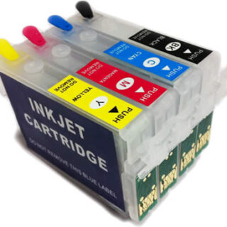 Kit 4 Cartucce Vuote Ricaricabili compatibili EPSON T2991 - 2992 - 2993 - 2994 XL con Chip Aggiornato 2020 Autoresettanti