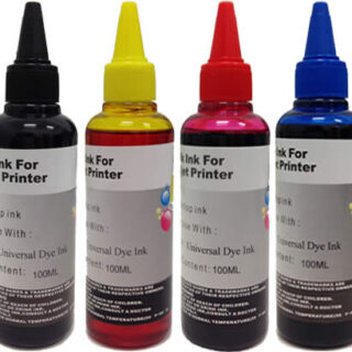 KIT 4 INCHIOSTRI COMPATIBILE PER EPSON UNIVERSALE 400ML