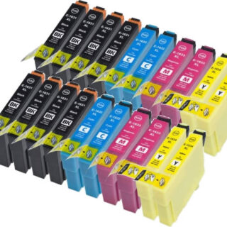 Kit 20 Cartucce compatibili Epson serie 1631/1632/1633/1634 con Chip Aggiornato 2019
