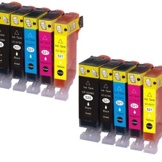 KIT 10 CARTUCCE COMPATIBILE CANON SERIE PGI520-CLI521