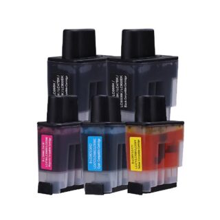 KIT 5 CARTUCCE COMPATIBILI BROTHER SERIE LC-900